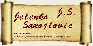 Jelenko Samojlović vizit kartica
